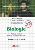 BIOLOGIE MANUAL PENTRU SCOALA ARTE