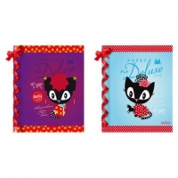 Bloc notes cu spirala, A6 100 file, velin, Pussy Deluxe