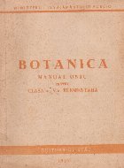 Botanica. Manual unic pentru clasa a V-a elementara