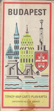 Budapest - Terkep. Map. Carte. Plan. Kapta