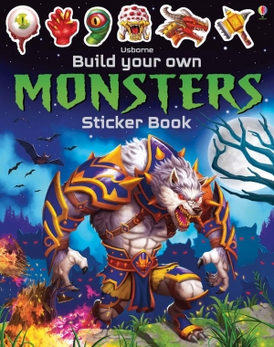 Build your own monsters sticker book