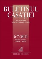 Buletinul Casatiei, Nr. 6-7/2011