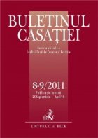 Buletinul Casatiei, Nr.8-9/2011