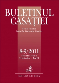 Buletinul Casatiei, Nr.8-9/2011