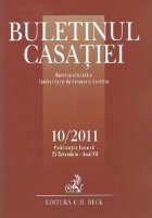Buletinul Casatiei Nr. 10/2011