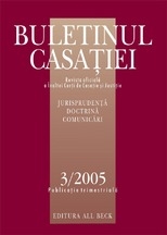 Buletinul Casatiei, Nr. 3/2005