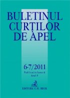 Buletinul Curtilor de Apel, Nr. 6-7/2011