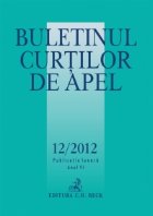 Buletinul Curtilor de Apel, Nr. 12/2012