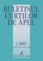 Buletinul Curtilor de Apel Nr.1/2007