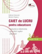 Caiet lucru pentru educatoare grupa