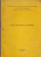 coperta Caiet metodic de istorie
