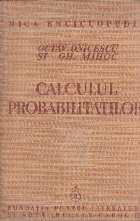 Calculul probabilitatilor (Onicescu Mihoc Editie