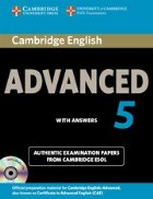Cambridge English Advanced 5 Self-study Pack (Students Book with answers and Audio CDs )