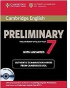 coperta Cambridge English Preliminary 7 Student s Book Pack (Student s Book with Answers and Audio CDs (2)) (PET Pract