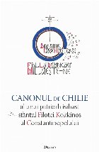 coperta Canonul de chilie al unui patriarh isihast - sfântul Filotei Kokkinos al Constantinopolului