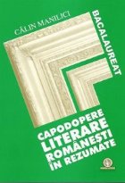 Capodopere literare romanesti rezumate