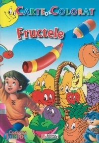 Carte de colorat - Fructele