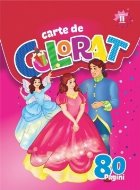 Carte de colorat cu 80 de pagini. Volumul II (pentru fete)