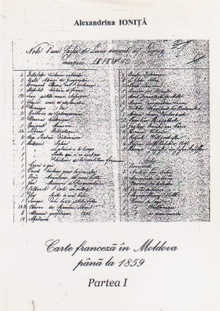 Carte franceza in Moldova pana la 1859, Partea I