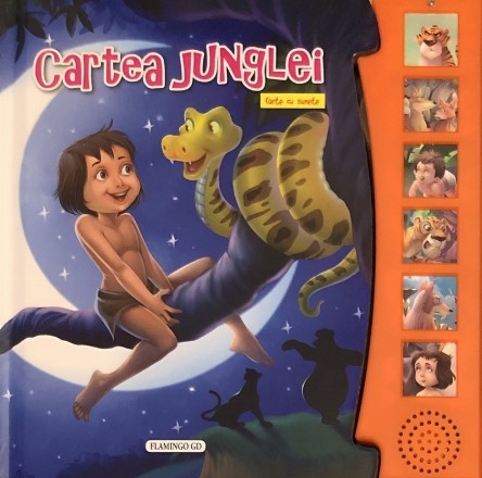 Cartea Junglei. Carte cu sunete