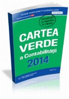 coperta Cartea Verde a Contabilitatii Institutiilor Publice 2014