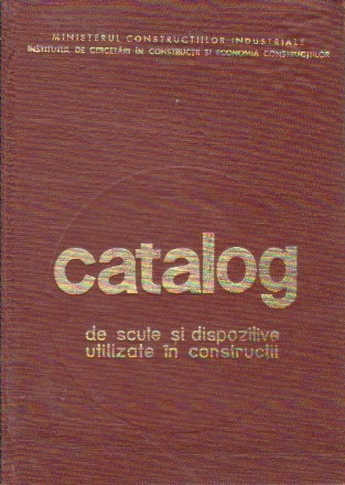 Catalog de scule si dispozitive utilizate in constructii