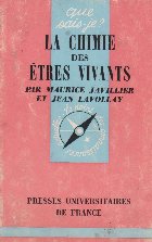 La Chimie Des Etres Vivants