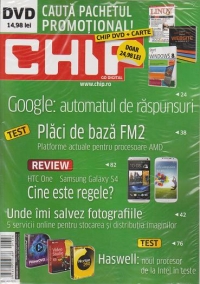 Chip cu DVD, Mai-Iunie 2013. Google: automatul de raspunsuri