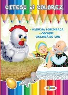 coperta Citesc si colorez - Gainusa porumbaca / Cocosel Creasta de Aur