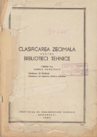 coperta Clasificarea zecimala pentru biblioteci tehnice. Partea II