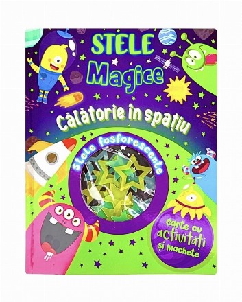 Călătorie în spaţiu : carte cu activităţi şi machete