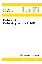 Codul civil si Codul de procedura civila (actualizat 01.06.2007) Cod: 275