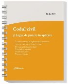 coperta Codul civil si Legea de punere in aplicare. Actualizat la 8 ianuarie 2021, spiralat, corespondenta cu reglemen
