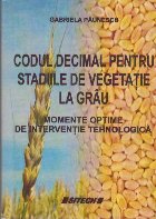 Codul Decimal pentru Stadiile Vegetatie