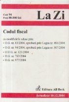 Codul Fiscal actualizat 2004