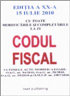 Codul fiscal -editia a XX-a actualizat 15 iulie 2010