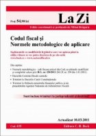 coperta Codul fiscal si Normele metodologice (actualizat la 10.03.2011). Cod 435