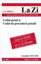 coperta Codul penal si Codul de procedura penala (actualizat la 10.07.2010). Cod 400