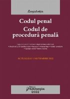 coperta Codul penal,Codul de procedură penală : Legile de executare