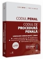 coperta Codul penal si Codul de procedura penala. Editie tiparita pe hartie alba - Legislatie consolidata si index: iu