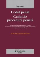 coperta Codul penal. Codul de procedura penala. Legile de executare. Actualizat la 9 ianuarie 2023 cu legea de punere 