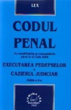Codul Penal (cu modificarile completarile