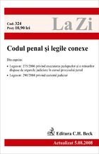 coperta Codul penal si legile conexe (actualizat la 25.10.2009). Cod 368