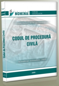 Codul de procedura civila (actualizat noiembrie 2009)