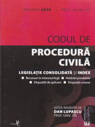 Codul de Procedura Civila 2020