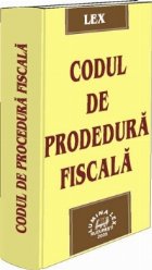 coperta CODUL DE PROCEDURA FISCALA, republicat
