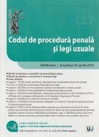 coperta Codul de procedura penala si legi uzuale. Ad litteram. Actualizat 22 aprilie 2013