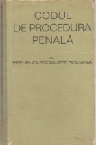 Codul de Procedura Penala al Republicii Socialiste Romania