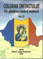 coperta Coloana infinitului,volumul II-Din gandirea romana moderna