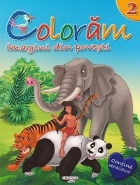 Coloram 2 - Imagini din povesti (Contine abtibilduri!)